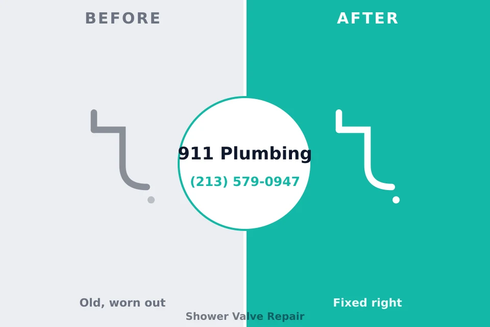 Before and after: plumbing repair Charlotte Park, FL